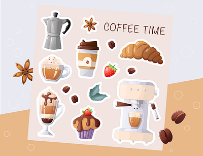 Coffee design graphic design illustration vector