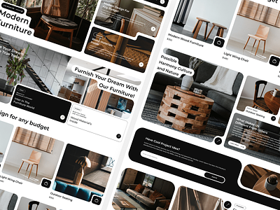 Furniture Website branding clean design ecommerce elementor elementor pro figma productdesign psd design psd template ui uiux web design website wocommerce wordpress