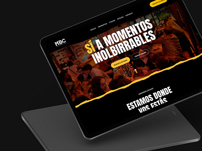 Montevideo Beer Company Web Design branding ui web design website