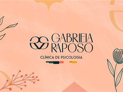 Gabriela Raposo - Clínica de Psicologia branding graphic design logo