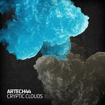 Artech 44 - Techno EP cover design, Cryptic clouds album cover design ep graficky dizajner piestany slovakia techno