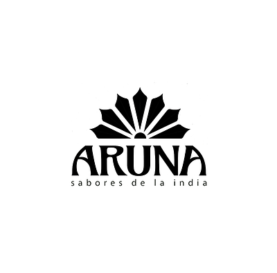 Aruna branding graphic design logo