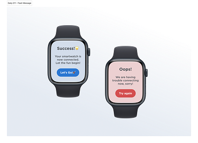 Flash Message Smart watch color design kids product design smartwatch ui ux wearables