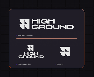 High Ground ~ Cyber security agency app brand branding cyber security engineering figma graphic design icon icons illustration internet security logo logotype purple software ui web