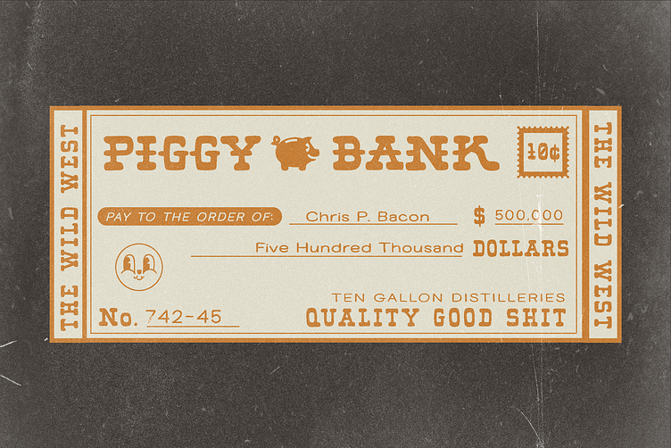 Piggy Bank Font Bundle by Cody Cheng on Dribbble