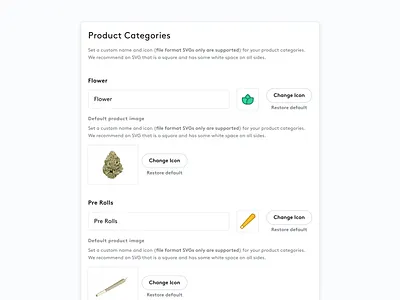 Cannabis ecommerce settings cannabis ecommerce cannabis settings custom ecommerce settings dispense ecommerce ecommerce settings settings