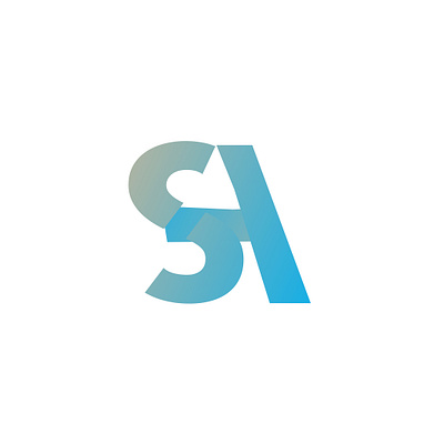 logo S & A logo design graphic design