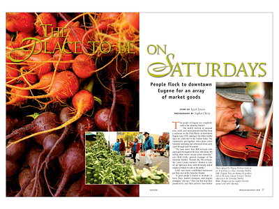 Community Magazine Layout Spread editorial design graphic design indesign layout magazine layout