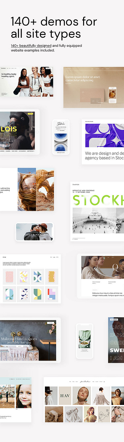 Stockholm - A Genuinely Multi-Concept Theme website theme