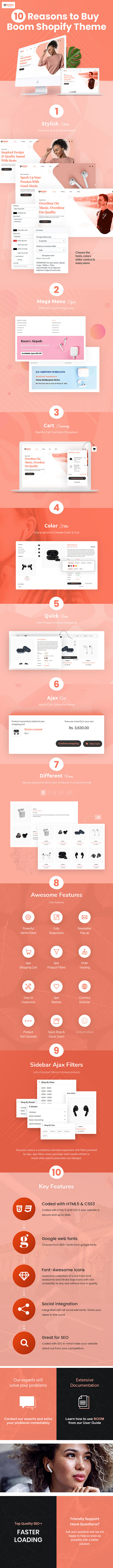 Boom - Single Product Shop Shopify Theme woocommerce templates