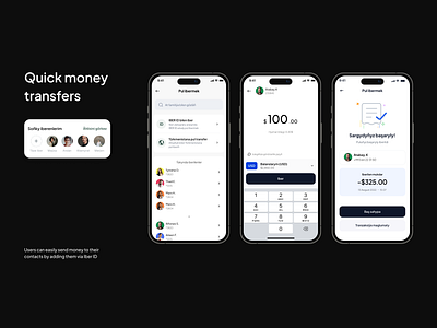 Iber Fintech app - Money Transfers bank finance financeapp fintech money transfer online bank