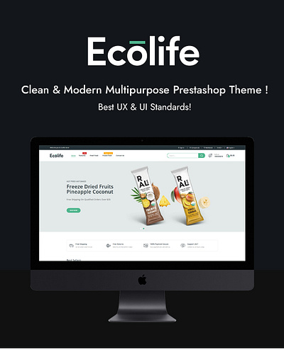 Ecolife Elementor - Multipurpose Prestashop 1.7.x, 8.x Theme wordpress templates