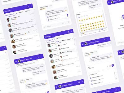 Widget chat / Messenger / Support chat design figma help illustration messages messenger support ui ux website