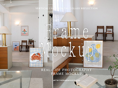 51 Frame Mockups - Vintage Furniture art print mockup gallery mockup glass frame mockup horizontal frame mockup interior frame mockup interior room mockup interior scene mockup interior wall mockup landscape frame mockup poster mockup poster mockup bundle poster mockup psd print art mock up