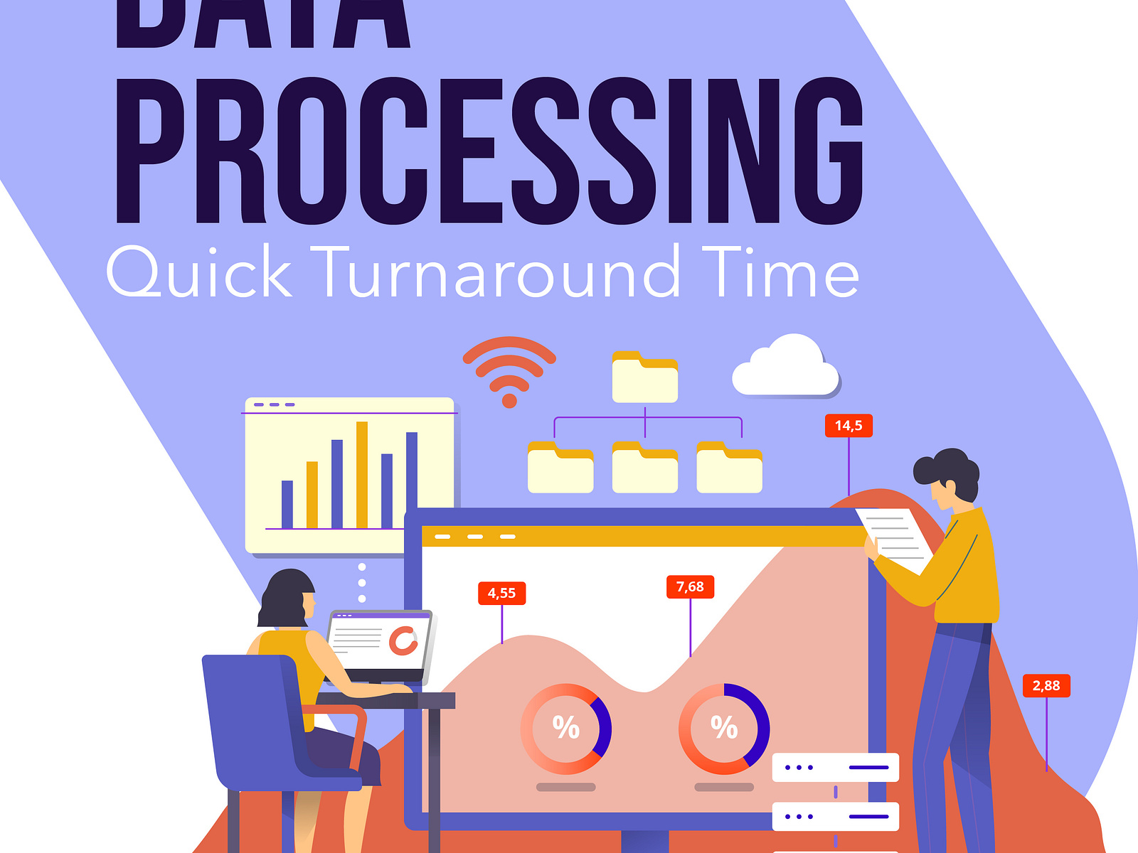 Data Processing - Flyer by Muhammad Ans on Dribbble