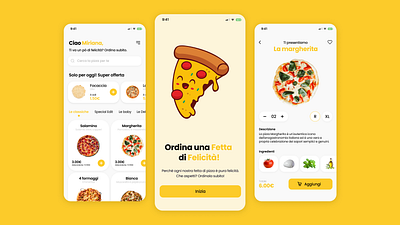 Daily UI #012 - Delivery for Pizza app design graphic design ui ux