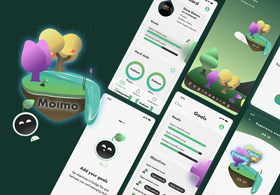 MOIMO MVP from scratch, Role: UX designer and lead UI animation app design figma graphic design illustration mobile app mobile application product design ui ui design user experience designer user interface ux ux design ux ui