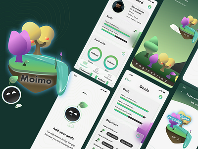 MOIMO MVP from scratch, Role: UX designer and lead UI animation app design figma graphic design illustration mobile app mobile application product design ui ui design user experience designer user interface ux ux design ux ui