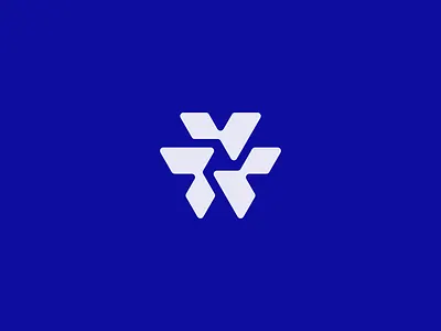 abstract W monogram branding design graphic design logo minimal vector