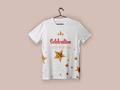 Celebration New Year Illustration T Shirt Design animation background customer service design graphic design logo motion graphics shirt ui