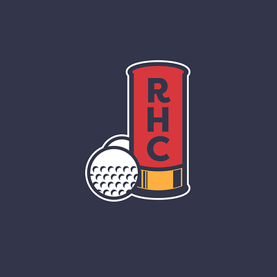 RHC golf golf ball logo shell shotgun