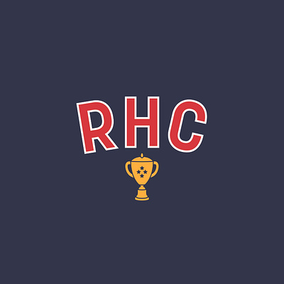 RHC golf logo trophy usa