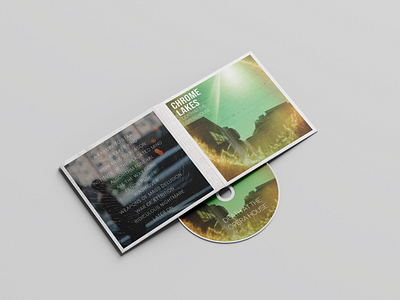 Chrome Lakes Album Design and Layout album art album design album layout graphic design music design photoshop