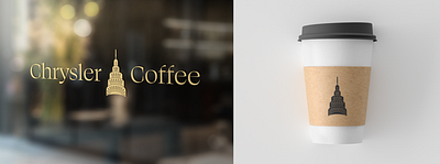 Chrysler Coffee Concept artisanal branding coffee coffee brand elegant elegant brand illustration nyc nyc brand