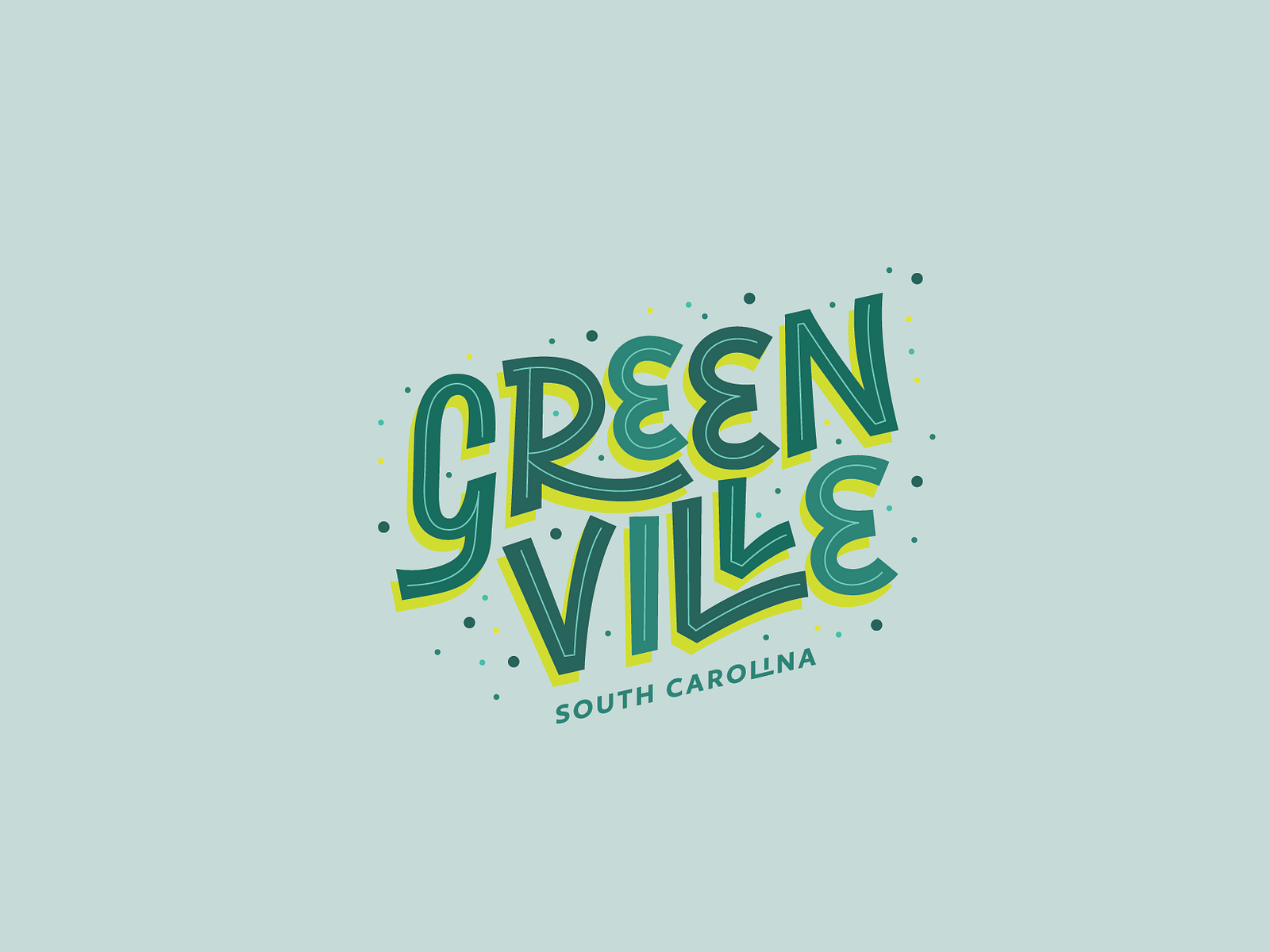 Greenville lettering by Jonathan Cuenca on Dribbble