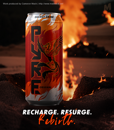 PYRE Energy Drink branding design energydrink graphic design logo photoshop product typography