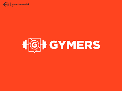 Gymers Minimalist 2d branding design flat graphic design illustration logo modern ui vector