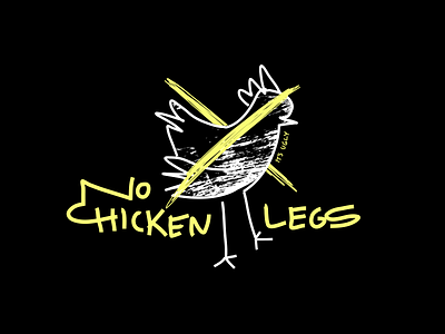 No chicken legs - tshirt design branding graphic design illustration tshirt