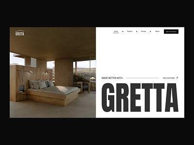 Made better with Gretta design graphic design hero section landing page ui uxui web design