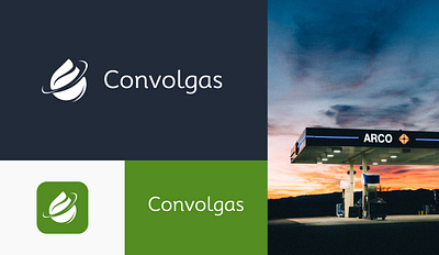 Convolgas Logo app branding design gas graphic design illustration logo ui uidesign ux vector