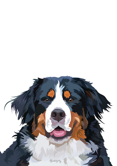 Doggy dog graphic design pet vector
