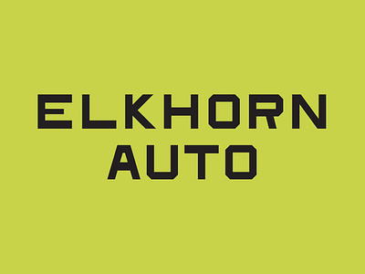 Elkhorn Auto Typeface auto automobile branding coca cola contemporary design display font graphic design logo modern old fashion old school retro typeface vintage