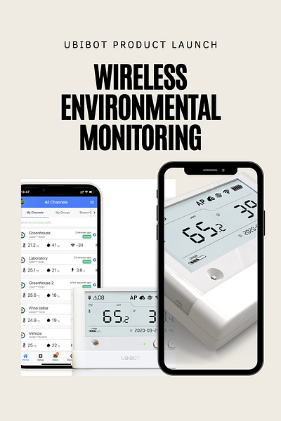 UbiBot WiFi Environment Sensors  Wireless Temperature Monitoring System