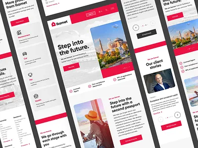 IkametAgent Mobile design drawingart responsive ui ux web website