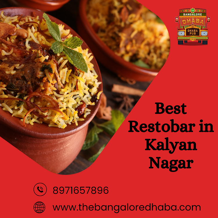 Best Restobar in Kalyan Nagar by thebangaloredhaba on Dribbble