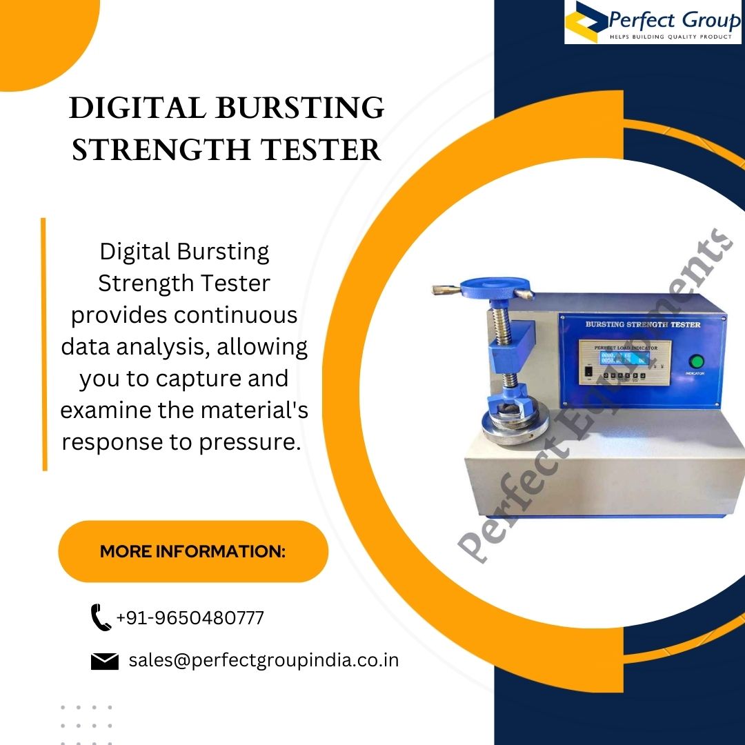 Digital Bursting Strength Tester | Perfect Group India By Itnseo62 On ...