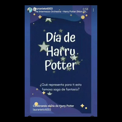Story for Instagram - Celebrating Harry Potter Day book celebration fantasy graphic design harry potter novel