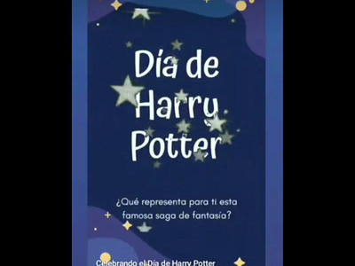 Story for Instagram - Celebrating Harry Potter Day book celebration fantasy graphic design harry potter novel