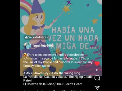 Post for Instagram - A Fairytale book cuentoinfantil design fairy fantasy graphic design illustration ilustracion
