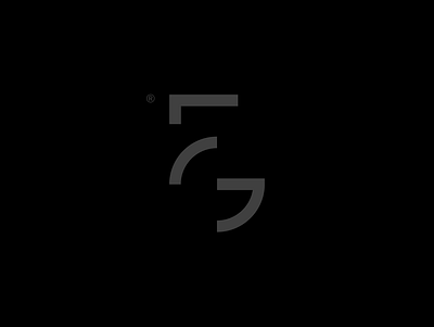 FG monogram fg graphic design logo design monogram