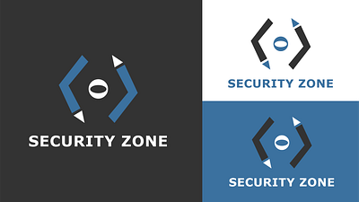 Logo Design For Security Zone Company animation branding design graphic design graphic designer illustration logo typography ui vector