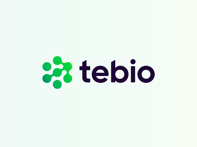 Tebio logo redesign arrow branding connection dots future futurisc geometry gradient growth hexagon icon logo modern services smart technology timeless user web3
