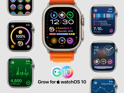 Grow for watchOS 10 apple watch hrv watch watch app watchos 10