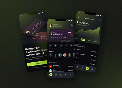 💸 Finance service - Mobile app app ui mobile app ui ui design uiinspiration uiux