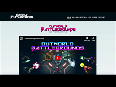 Outworld Battlegrounds (Real Project) animation branding design graphic design ui ux web design