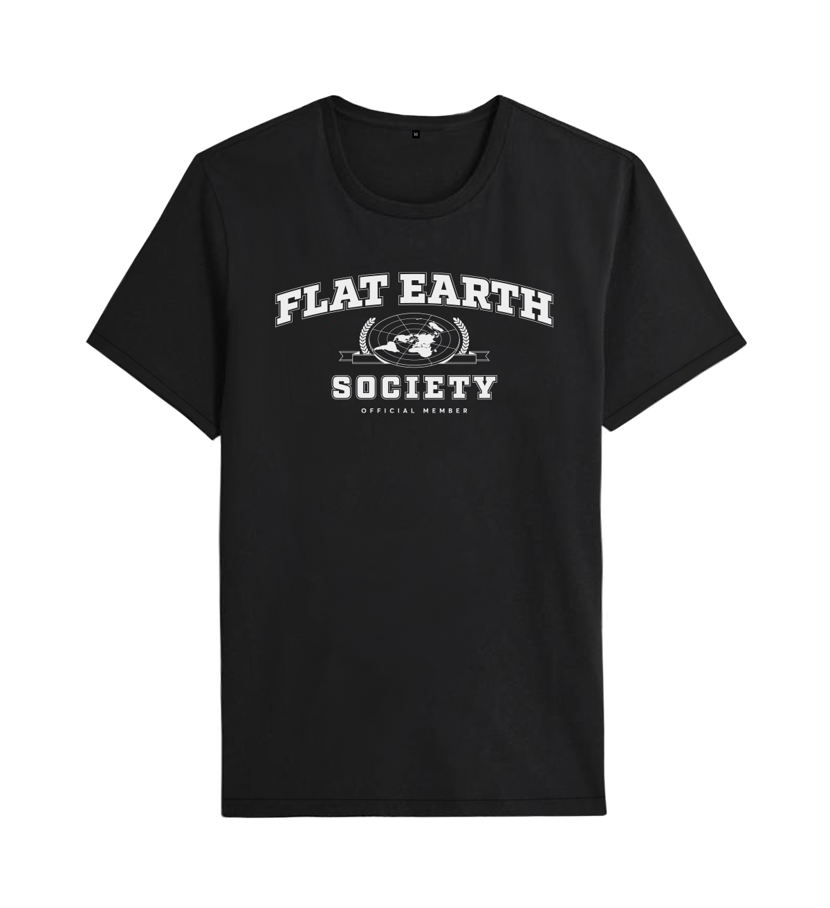 Flat earth sale society logo